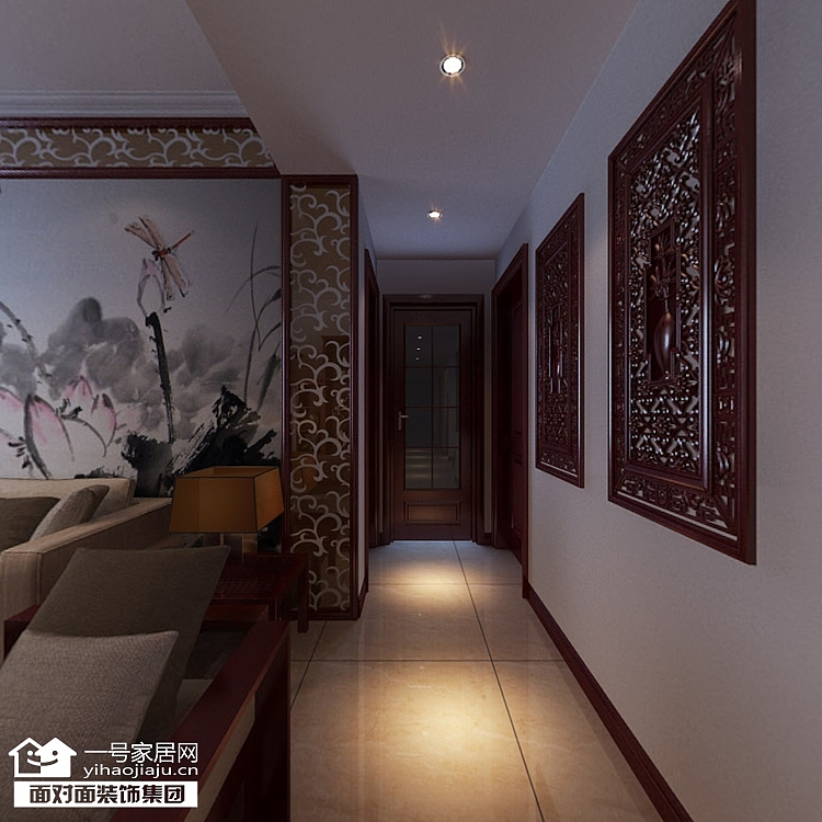 客户是商场上的成功人士对装修有独特的见解 看过很多