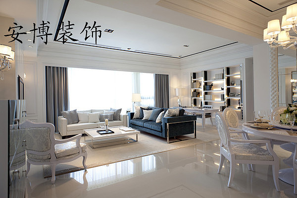 简欧风格：白色为主色调