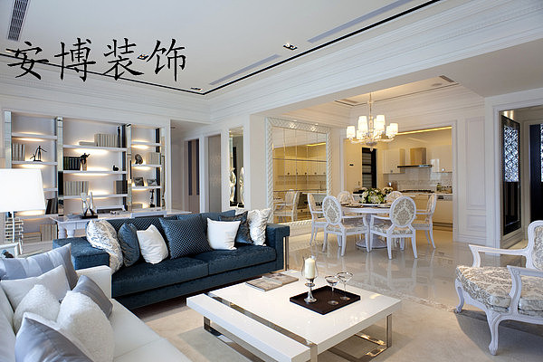 简欧风格：白色为主色调