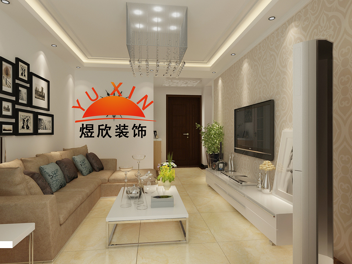 老两口住的，要暖色的，温馨的感觉，所以整体色调是偏