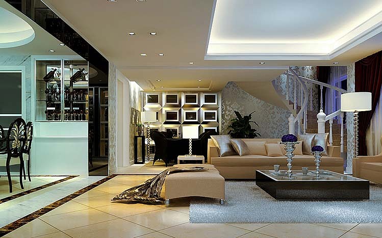 设计理念：餐厅是家居生活的心脏，明亮庄重的“天地”