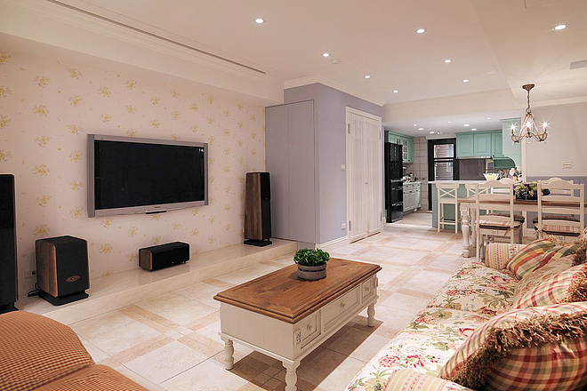 17.7万全包。田园风格是一种大众装修风格，其主旨