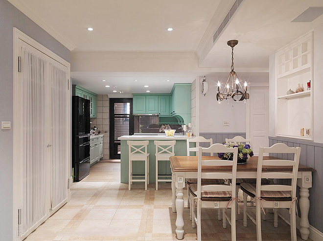 17.7万全包。田园风格是一种大众装修风格，其主旨