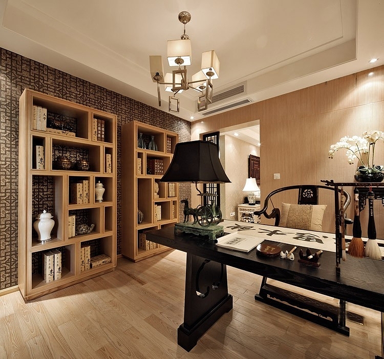 18.5万半包设计三代同堂的幸福美家。本案以现代空