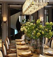 118平现代美式风格别墅餐厅灯饰效果图