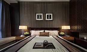 舒适个性现代风三居室装饰设计卧室图片