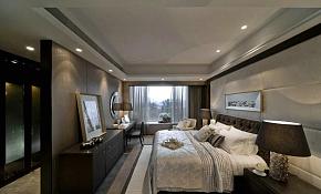 127平现代中式风格家装卧室装饰设计
