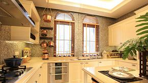 137平摩洛哥风格别墅厨房装修设计
