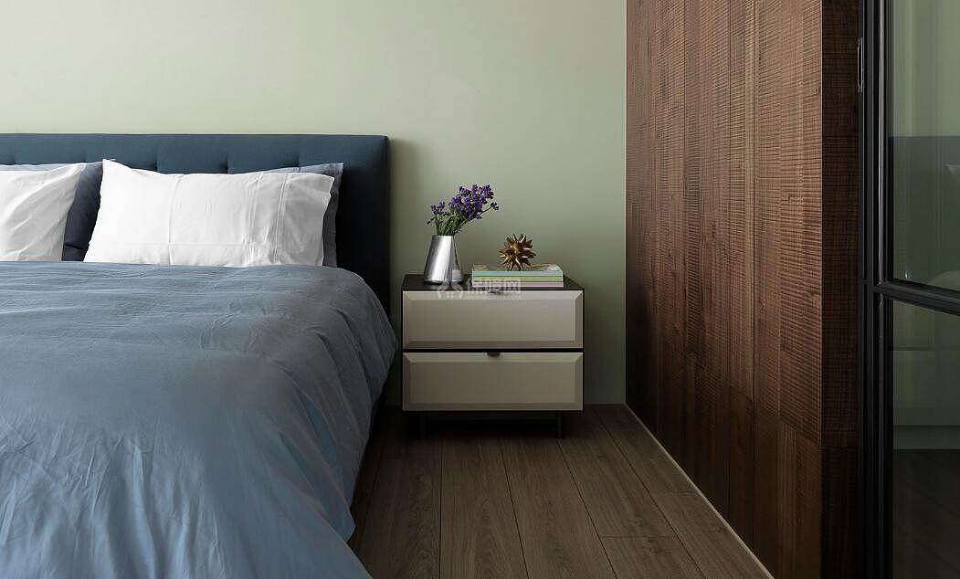 98平美式风格公寓设计卧室效果图