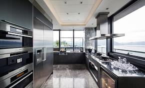 121平现代美式风格厨房装饰设计