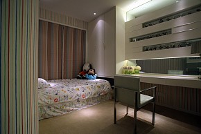 欧式风格别墅设计儿童房卧室效果图