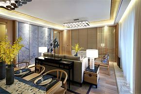 中式风格餐厅客厅装饰设计