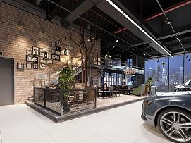 柳博名车展厅休息区装修效果图赏析