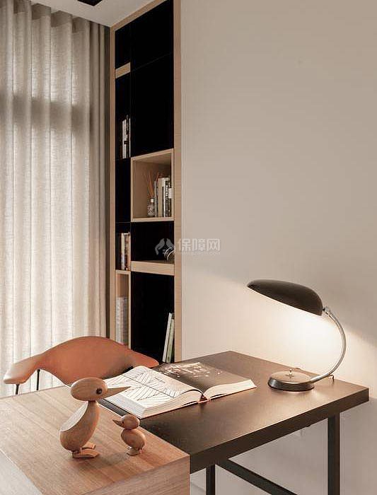 现代简约单身公寓书房设计效果图