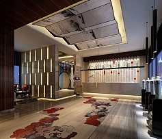 達(dá)州果木西餐廳大廳效果圖