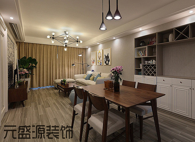 餐客厅效果图