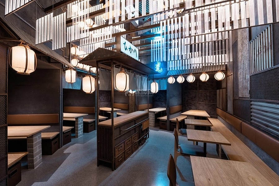 日式料理店環(huán)境裝飾效果賞析