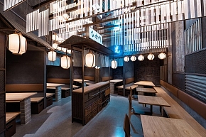 日式料理店環(huán)境裝飾效果賞析