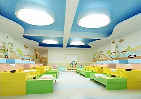 星光幼兒園吊頂裝修效果圖