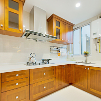 美式现代两居厨房橱柜效果图