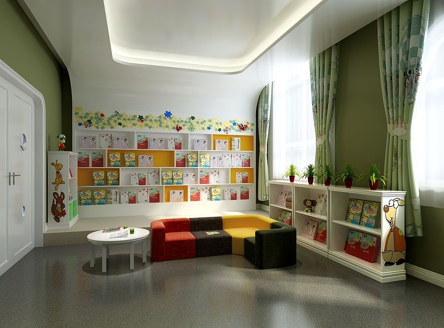 蓓蓓馨幼兒園圖書屋設計圖片欣賞