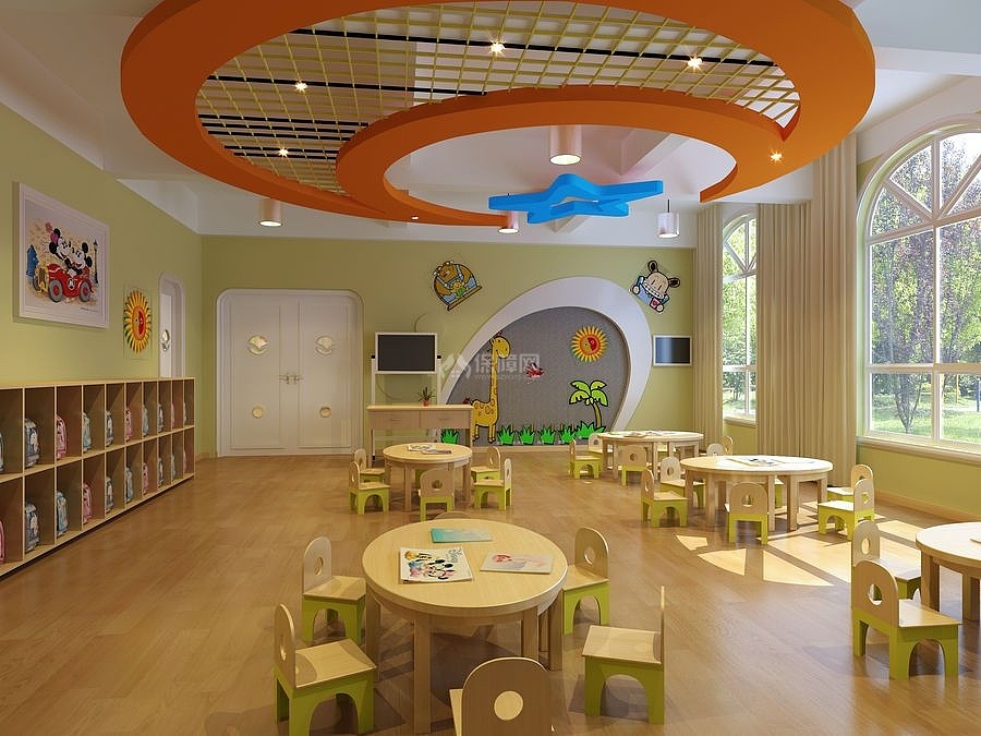 蓓蓓馨幼兒園教室裝修效果圖欣賞