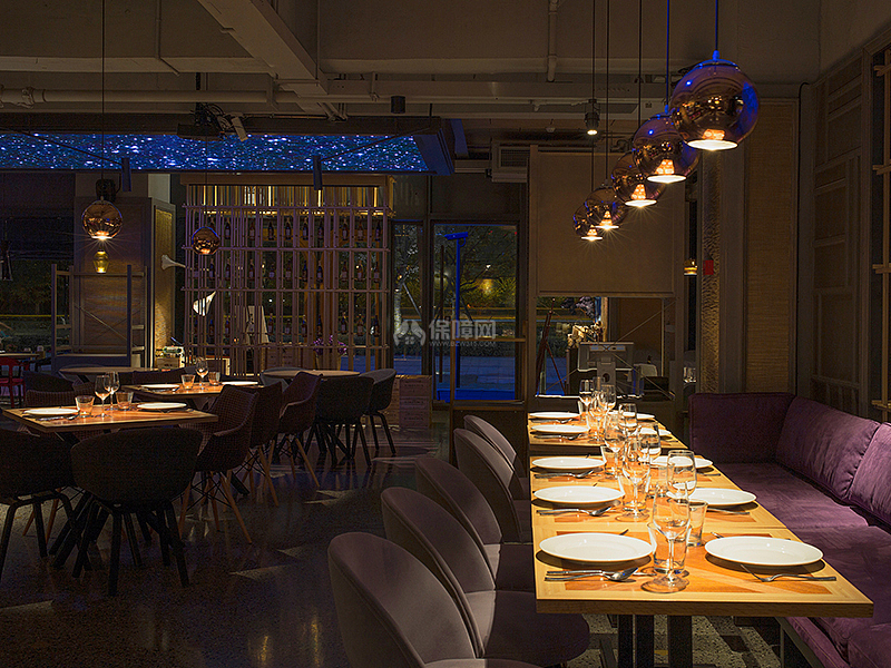 Hustle Bistro漢瑟餐吧餐桌布置效果圖