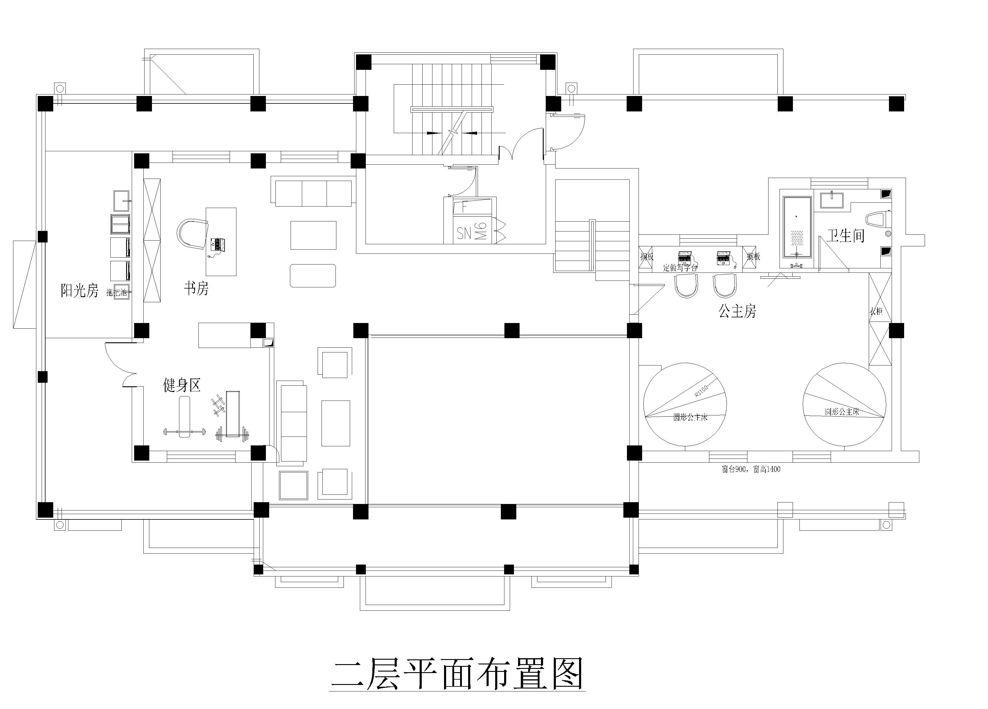 二层平面图