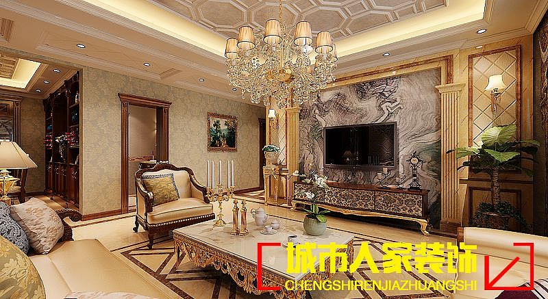 洛阳城市人家装饰公务员小区160㎡