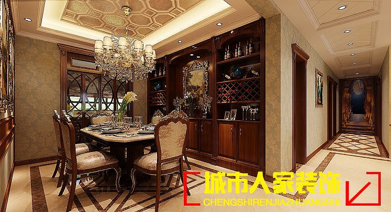 洛阳城市人家装饰公务员小区160㎡