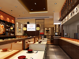 資陽火鍋店裝修設(shè)計(jì)效果圖