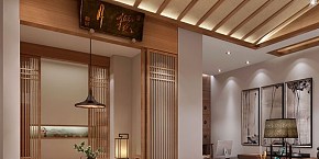 茗御茶藝館設(shè)計(jì)效果圖案例