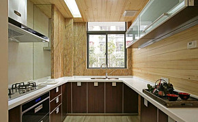186平新中式三居厨房装修设计效果图