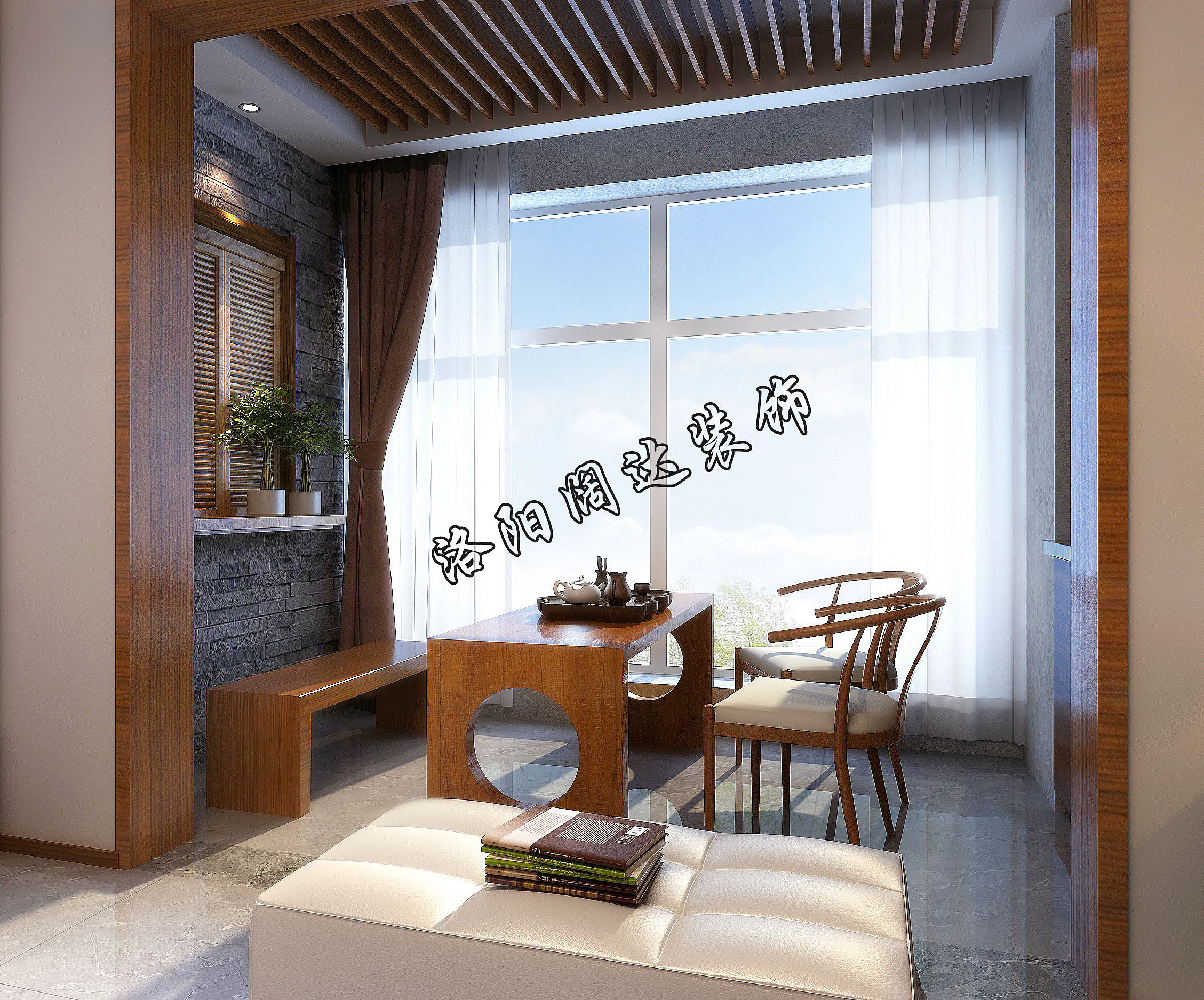 名门世家北欧阳光阳台效果