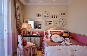 法式风格别墅女儿房卧室设计