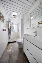 100平北欧三居室装修卫生间效果图