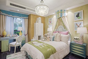 港式新古典儿童房卧室装修设计