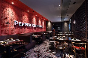 花椒遇见辣椒餐厅效果图一