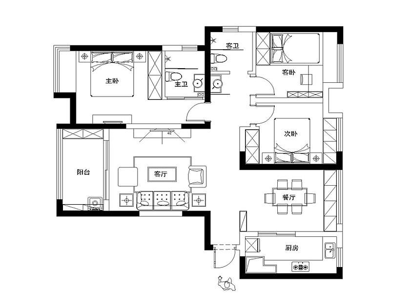 平面户型方案