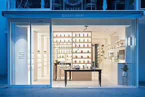 化妝品專賣店效果圖一