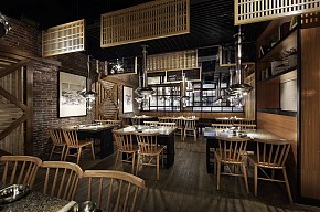 漢拿山韓式烤肉店設(shè)計(jì)案例三