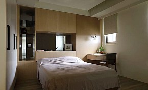 深沉现代风装修卧室效果图