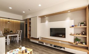 现代人文住宅设计客厅餐厅图