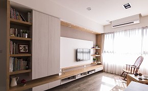 現(xiàn)代人文住宅設計客廳背景圖