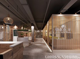 淄博格桑花开素食店案例一