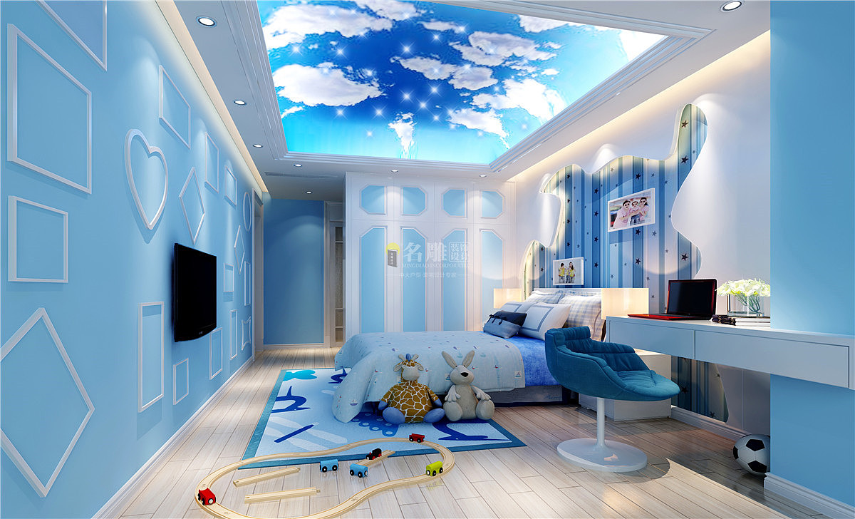 小孩房效果图