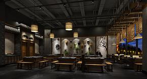 牧原潮汕養(yǎng)生館大廳效果圖四