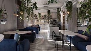 烏克蘭Restobar Garden餐廳效果圖七