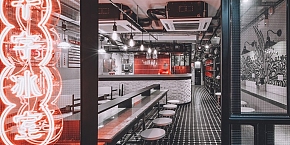 香港十字冰室餐厅设计效果图案例