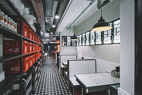 香港十字冰室餐廳設(shè)計(jì)效果圖七